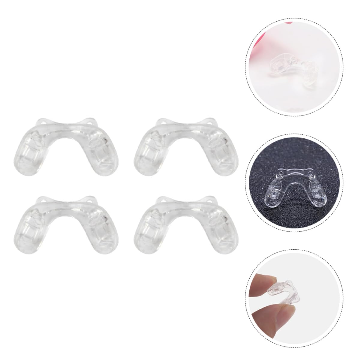 Healeved 20piezas Almohadillas Para Gafas Cojines Nasales Antideslizantes De Silicona Suave Accesorios Para Gafas De Vista Sol Reemplazo Cómodo Nariz