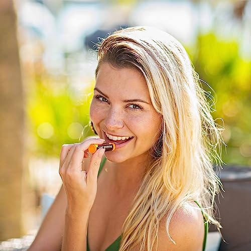 Panama Jack Sunscreen Lip Balm - SPF 45, Flavor Pack, Broad Spectrum UVA-UVB Sunscreen Protection, Prevents & Soothes Dry, Chapped Lips (Dreamsicle/Vanilla/Tropical/Mango) - Image 3