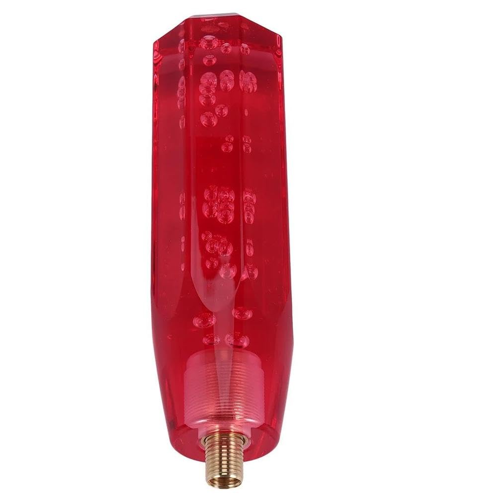HYASDBWE Universal 15cm Crystal Bubbles Manual Car Gear Shift Knob Racing Car Shift Gear Knob Car Gear Lever Gear Shifter Parts(Red)