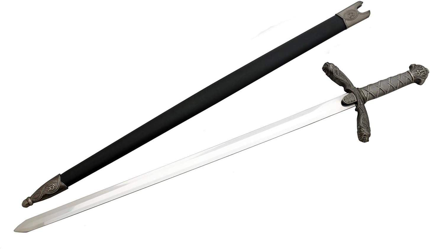 Medieval Middle Ages Sword with Matching Scabbard