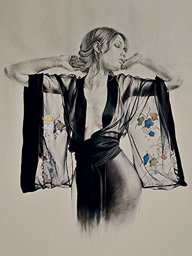 Toile Imprimée Kimono 60 x 80 cm T. Good : décoration murale salon