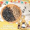 UPINS 600 Pieces 6MM Safety Eyes with Washers Black Plastic Safety Eyes for Amigurumi Doll Crochet Eyes for DIY Crafts Stuffed Animals Making Supplies #4