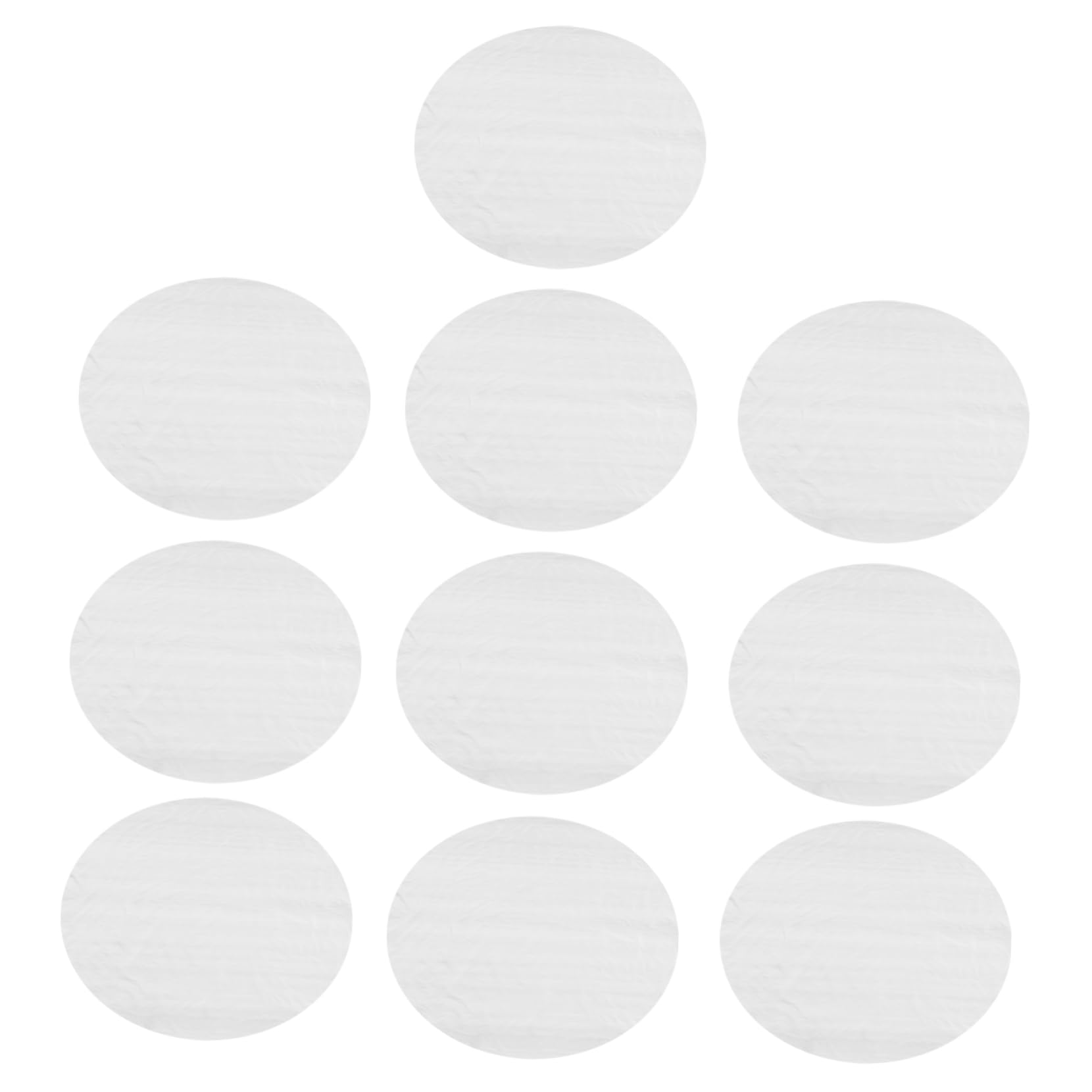 SOLUSTRE 10pcs Thickened Disposable Plastic Table Covers Round Banquet Tablecloths for Dining Easy Cleanup Stylish Design Suitable for Various Table