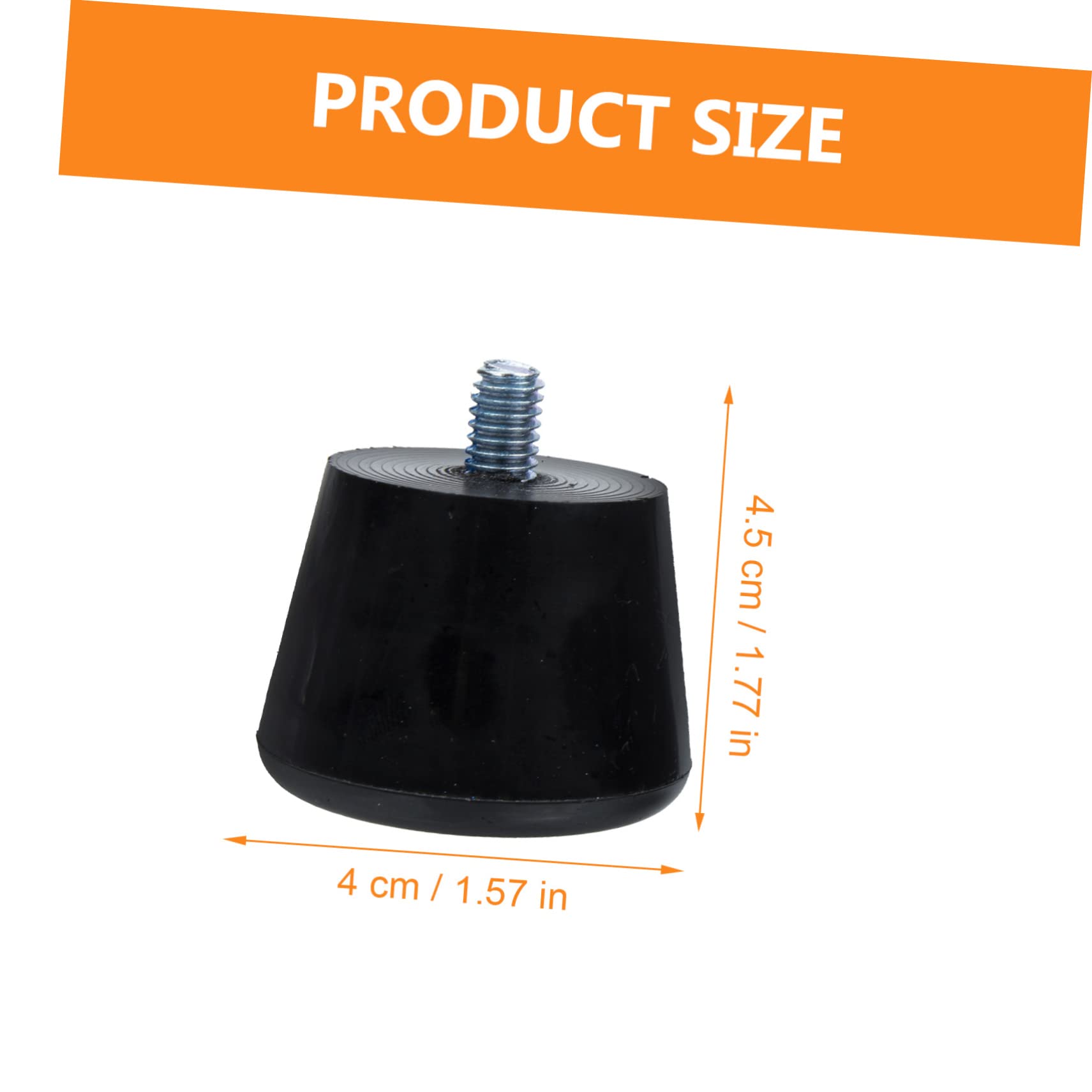 Mikikit 3 Sets Skate Stoppers for Professional Roller Skates Large Braking Area Adjustable Height and Durable Material