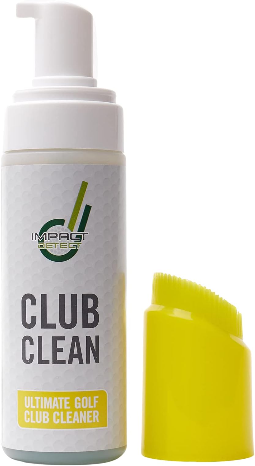 Club Clean | Golf Club Cleaner - Foaming Cleaner and Bristle Golf Brush Lid