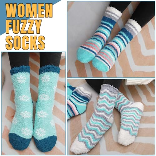 Image of Fuzzy Socks for Women Fluffy Cozy Slipper Socks Fall Halloween Socks Gifts