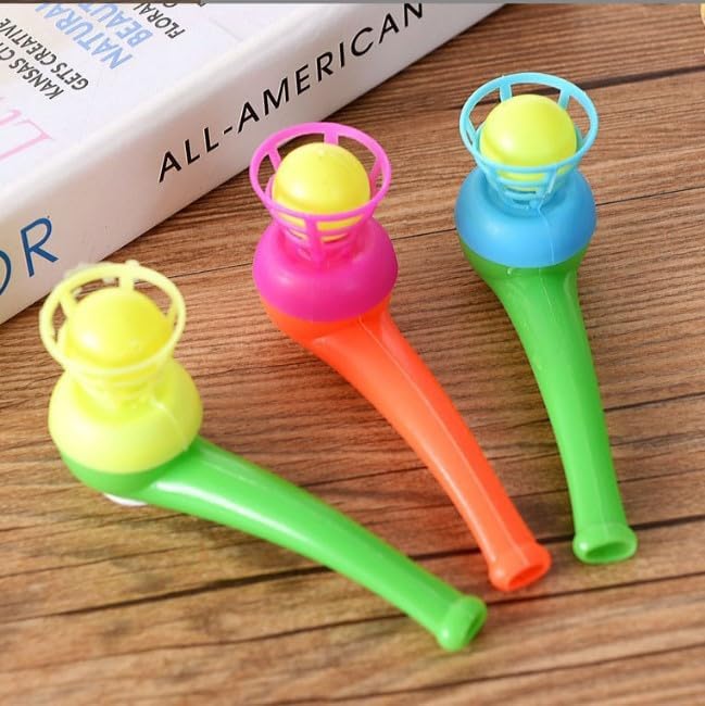 Balance Game For Kids Floating Ball Toy Air Blow - 10X Funny Balls ...