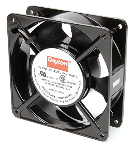 Dayton Axial ventilador 115 V ca; 20 W; 117 CFM; Modelo 6 KD75