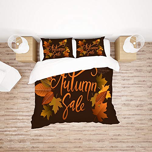Housse de couette King en microfibre parure de lit 2 pièces confortable