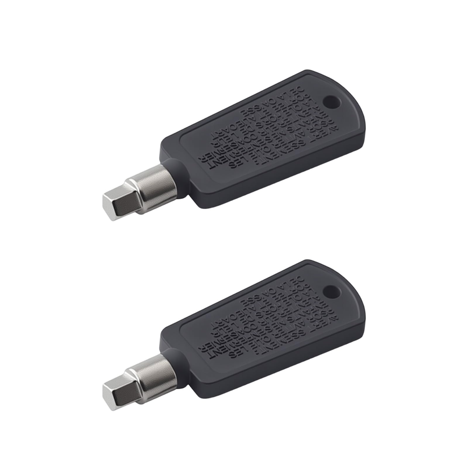Photo 1 of 2-Pack Universal Mini Fridge Lock & Freezer Door Key Replacement,Pentagonal Hole Security Key Accessories for Cabinet, Distribution Box,Chassis,Toolbox,Office Refrigerator (5.8x6mm, Black)