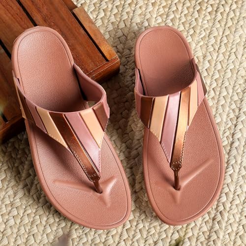 Image of FLITE Women's Daily Use Slippers - Tan Copper (Fl 427, Numeric 8)