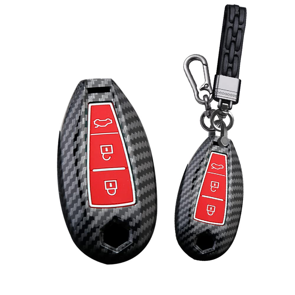 HIBEYO Keyless Custodia per Chiave Auto Adatta per Suzuki