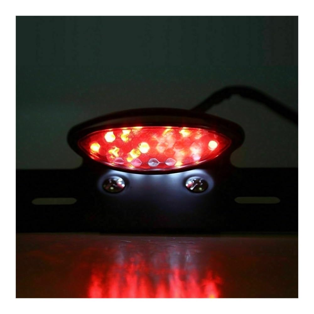 DAGMARA Moto Freno Luces Trasera Cola Luz LED De 12 V Para Matrícula Freno Trasero Motocicleta, Trasera, Luces Señal, Indicador, Accesorios Para