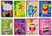 Assorted 8 Pack Handmade Embellished Birthday Greeting Cards Boxed Set of 8 Designs for Kids, Boys & Girls. Assortment Deisgn of Cake, Robot, Monkey, Butterfly, Owl, Lion