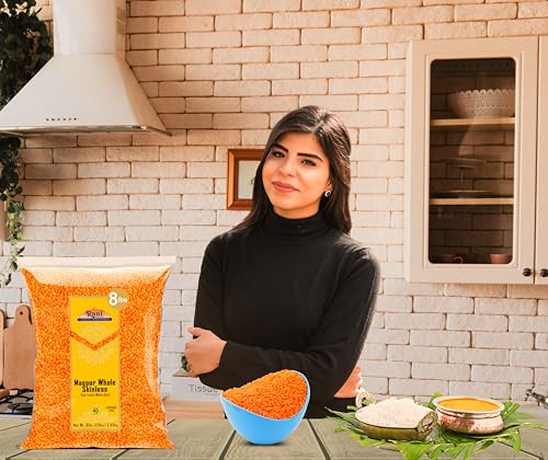 Image of Rani Masoor Gota (Football) Indian Red Lentils Skinless 128oz (8lbs) 3.63kg Bulk ~ All Natural | Gluten Friendly | NON-GMO | Kosher | Vegan | Indian Origin
