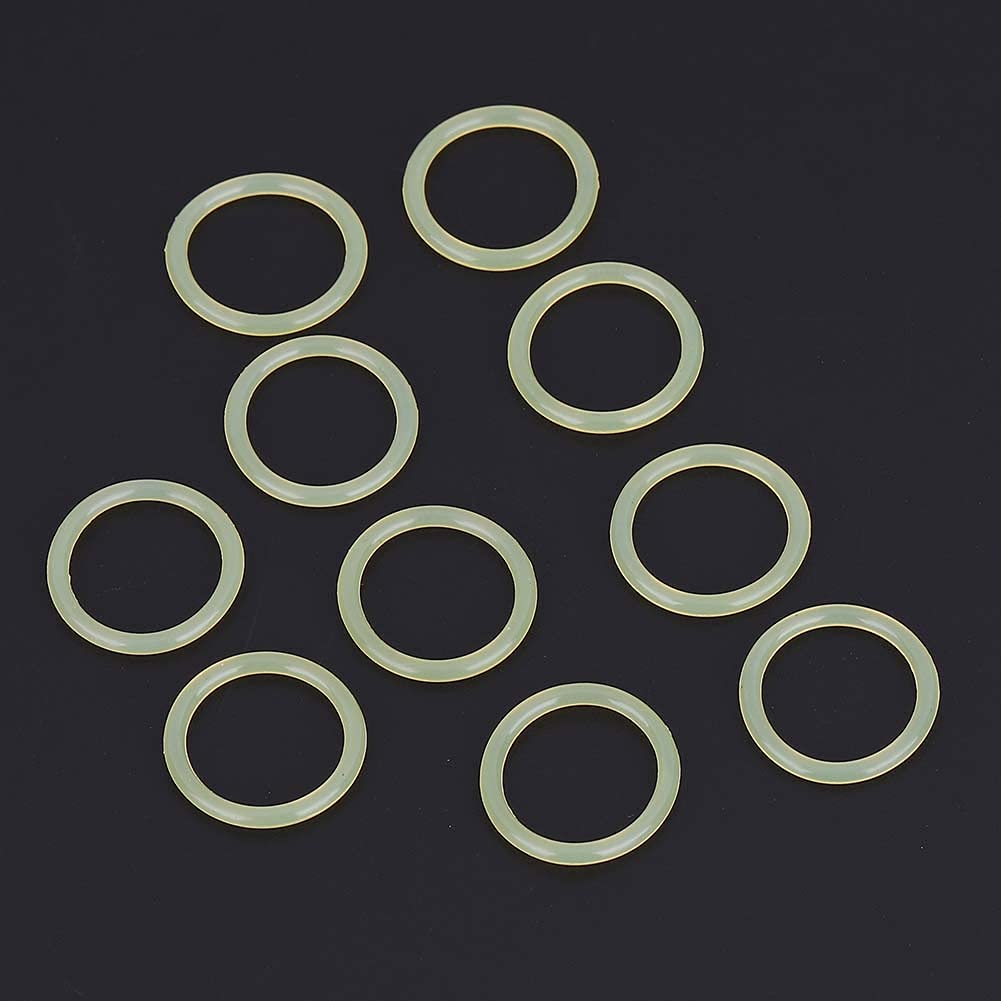 KIMISS O-Ring del Serbatoio dell'Aria di Paintball in Poliuretano 10 Pezzi 13,8 * 1,9 Mm O-Ring in Poliuretano Ad Alta Resistenza per Serbatoio dell'Aria (Argento)