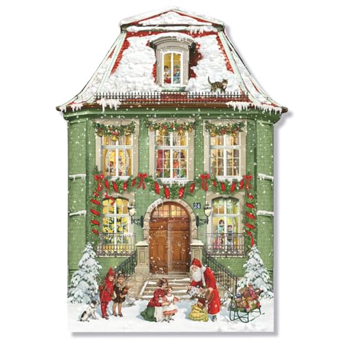 A3-Wand-Adventskalender – Zauberhaftes Weihnachtshaus