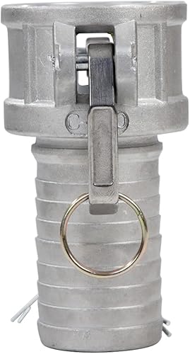 Miniatura 4 de Quafwia 2 accesorios de bloqueo de leva de aluminio de 2 pulgadas (parte C), pieza de montaje de manguera de leva y ranura, acoplamiento hembra de 2