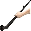 Stairs Handrail - 1ft-20ft Complete Kit. Wall Mount Staircase Banister Railing for Indoors and Outdoors Grab Bar Safety Support Kit - Metal Wrought Iron3 FT