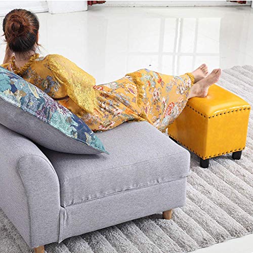 Tabouret pour changer ses chaussures dans l'entrée design marron