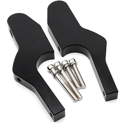 MOQIAOSEIKO Fußrasten Verlängerung Fußrasten Kompatibel mit Vespa GT GTS GTV 60 125 150 200 250 300 300ie Beifahrerfußstütze