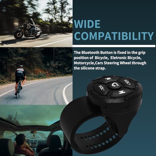 Image of Bluetooth Media Button,Phone Remote for Car Bike Motorcycle