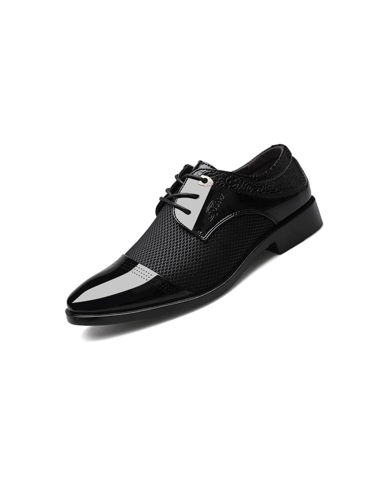 EndoraDoreMens Dress Shoes Lace Up Brogues Smart Party Leather Oxfords Fashion Business Shoe Classic Office Wedding Formal Shoes