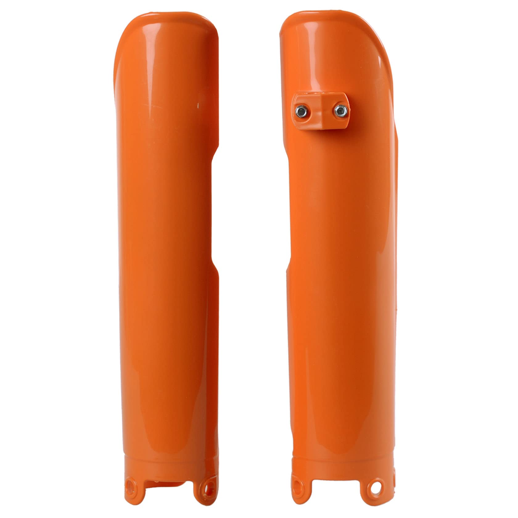 Protezioni Forcella Polisport Per Moto KTM - In Polipropilene Antiturto, Colore Arancione, Senza Bulloneria