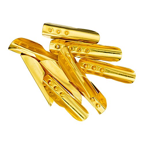 23 mm Gold T-Bar Cord Anchors (50 Pack)