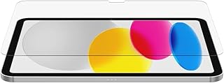 شاشة حماية زجاجية لجهاز آي باد 10.9 بوصة الجيل العاشر، شفاف