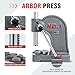 CXRCY Arbor Press 1 Ton Round Ram, Cast Iron Heavy duty Upgraded Manual Arbor Press 1 Ton, 5.5