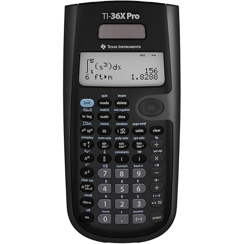Texas Instruments TI-36X Pro Engineering/Scientific Calculator | 9.7 Inch | Black.