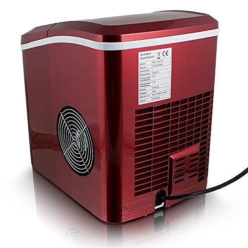 Eiswürfelmaschine Eiswürfelbereiter Eiswürfel Ice Maker EIS Maschine (Rot) – Bild 6