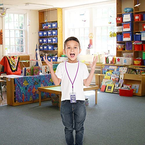 24 Bright Lanyards With Id Badge Holders Quick Release Safety Lanyard For Kids Hall Pass Lanyard Vbs School Supply #TOP5