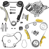 2.4 Timing Chain Kit w/Water Pump for Chevy Equinox Malibu for GMC Terrain 2011-2017,for Buick Regal Lacrosse Verano 2.2 2.4L Ecotec Timing Set w/VCT Selenoid Actuator Gear 9-4201S 12621505 90537632