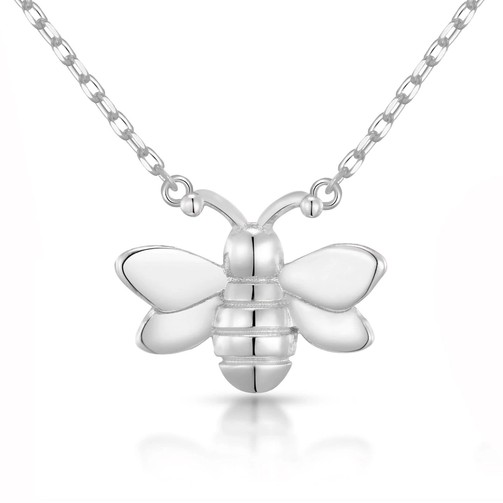 Philip JonesSilver Plated Bumble Bee Necklace