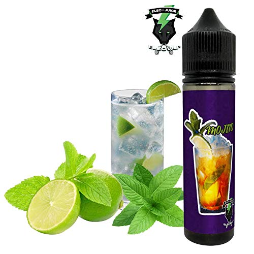 E-Liquid MOJITO | 60ML TPD | ElecVap | Sin Nicotina: 0MG | E-Liquido vapeo para Cigarrillos Electronicos - E Liquidos para Vaper 70/30