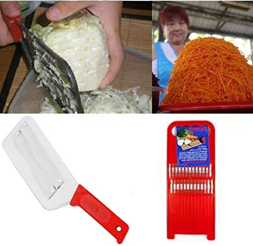 Cabbage Slicer Chopper Shredder Sauerkraut Cutter Slaw Cutter grater +Gift Korean Carrot Grater