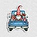 30 Handmade Gnomes in Cars Stickers Glossy Stickers for Journals, Scrapbooks, Laptops & Crafts
