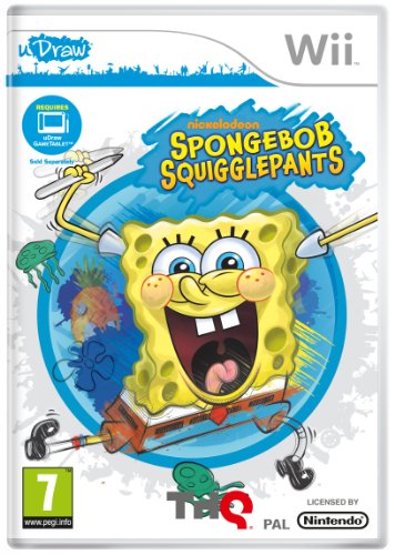 PEGI Rating Ages 7 and over. SpongeBob Squigglepants - uDraw Compatible (Wii) [Edizione: Regno Unito]