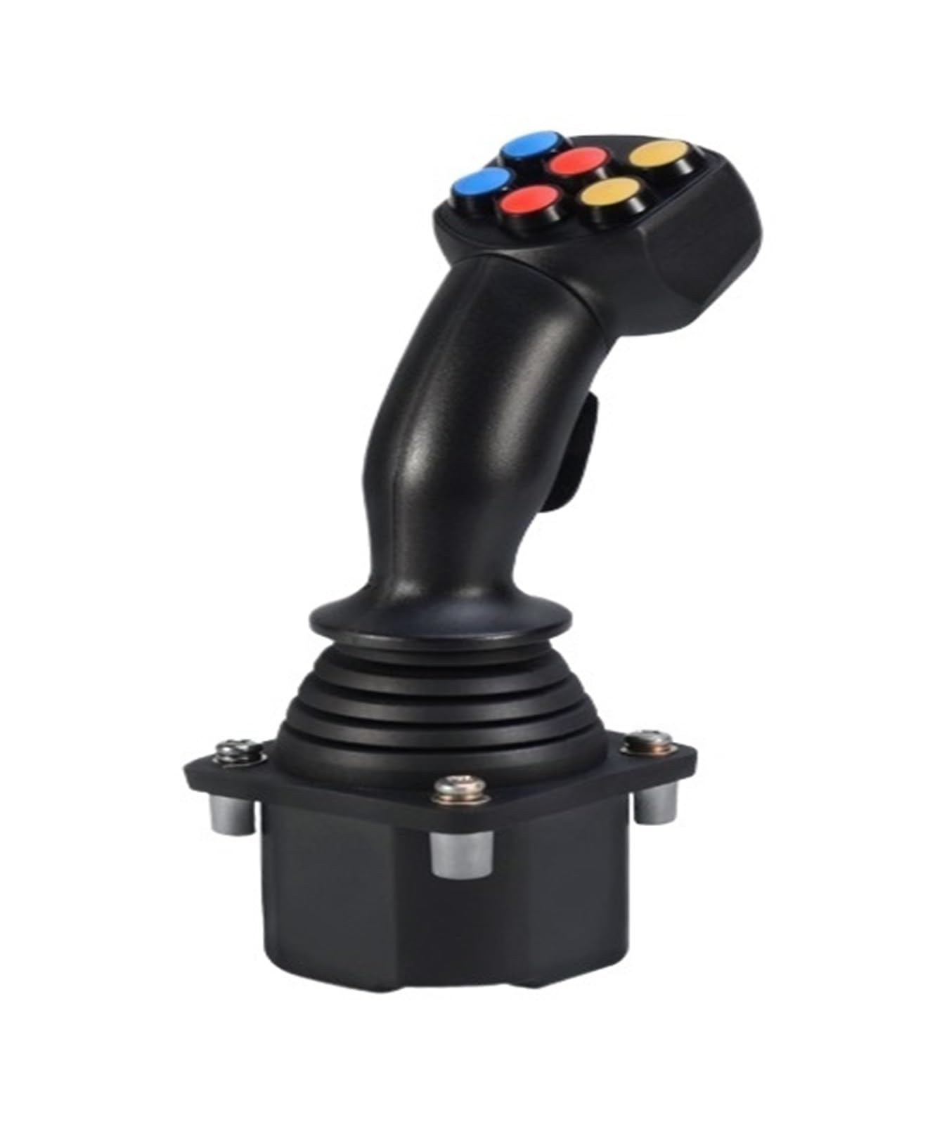 Mining 5V Output 0.5-4.5V Industrial Joystick Electric Control Handle Smc60a, 6 Buttons + 1 Trigger Hall Joystick Agricultural Machinery Engineering(5V Output 0.5-4.5V)