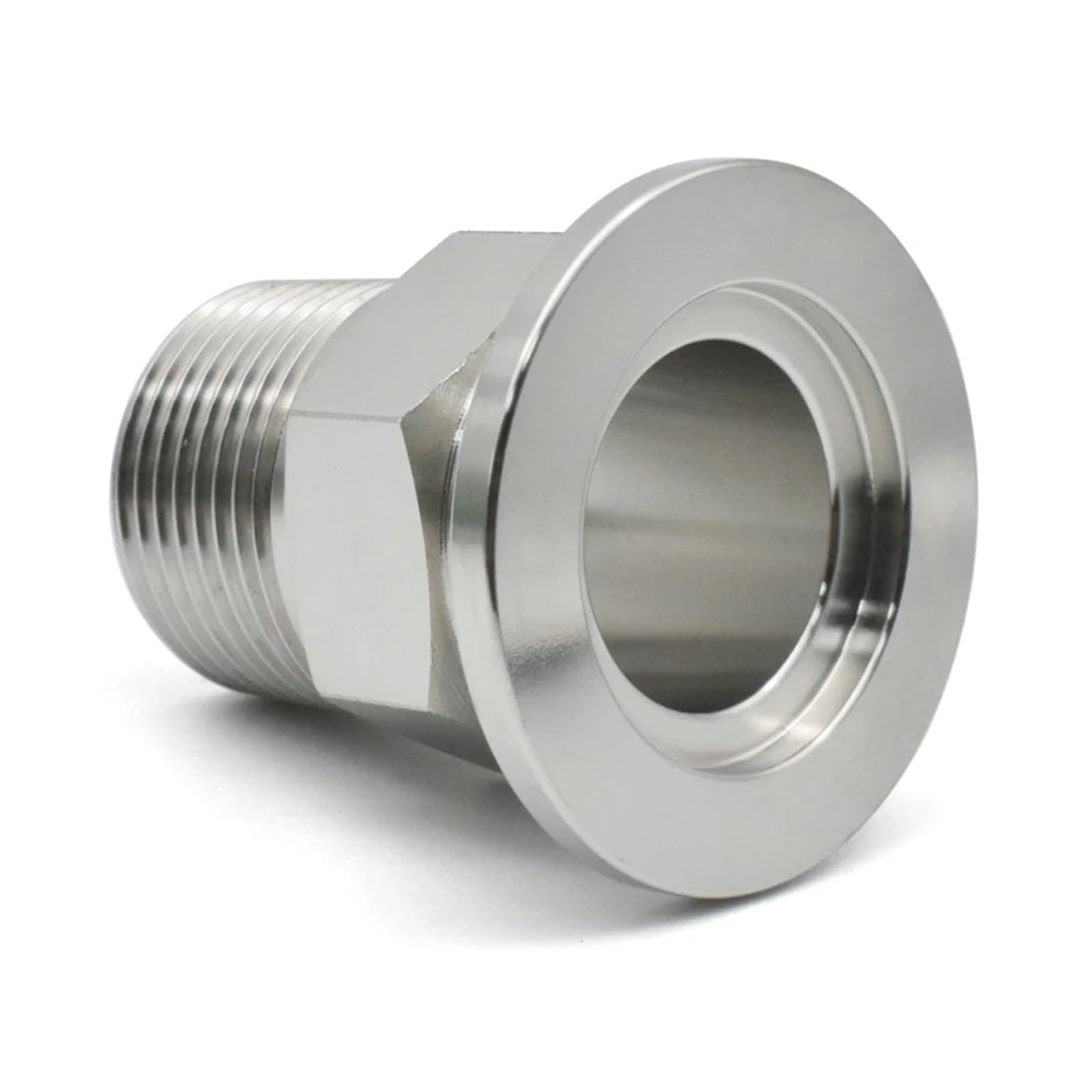 1 pieza KF50 2" 304 accesorios de brida rápida de acero inoxidable con rosca PT británica de 3/4" a 1"