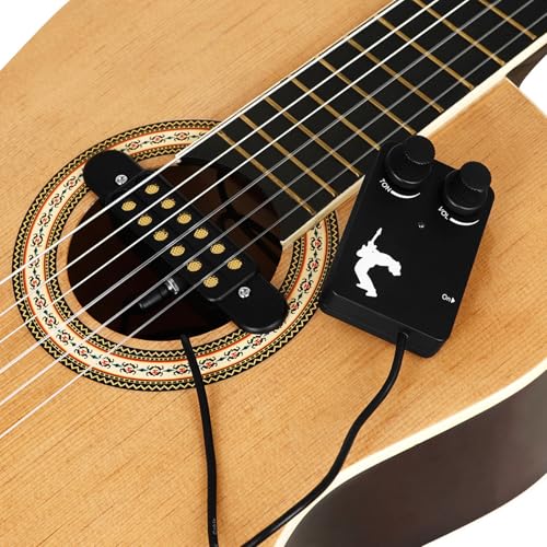 Micro rosace guitare acoustique transducteur trou sonore 6 trous - 3