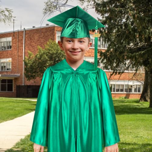 Conjunto de birrete y toga de graduación para niños miniatura 4
