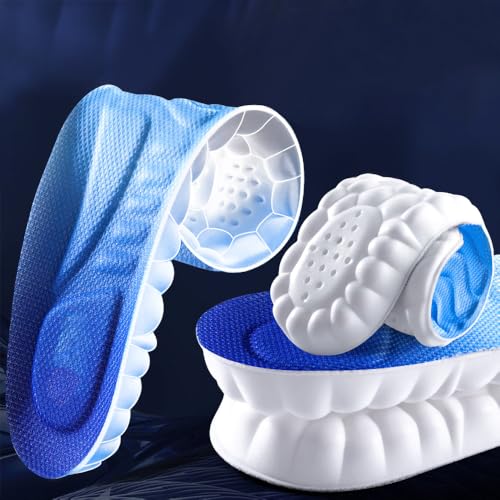 Par de plantillas de espuma viscoelástica 4D para zapatos miniatura 6
