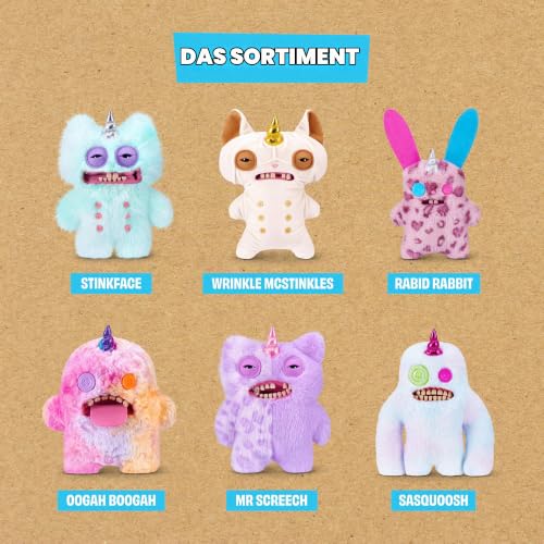 Fuggler Fugglercorns – eine ca. 22 cm große Plüsch-Sammelfigur (Wrinkle Mcstinkles) von ZURU mit „Funny Ugly Monster“-Einhorn-Designs… – Ansicht 5