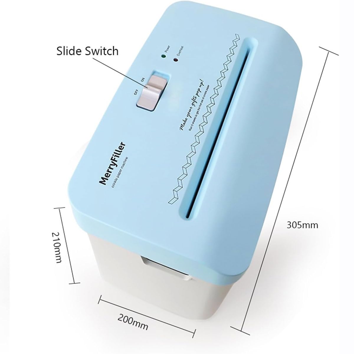 Trituradora de papel automática, fabricante de papel de seda, cortadora de papel for decoración de cajas de regalo comerciales, apagado automático, gran capacidad de 7 l, diversas cajas de regalo, dec