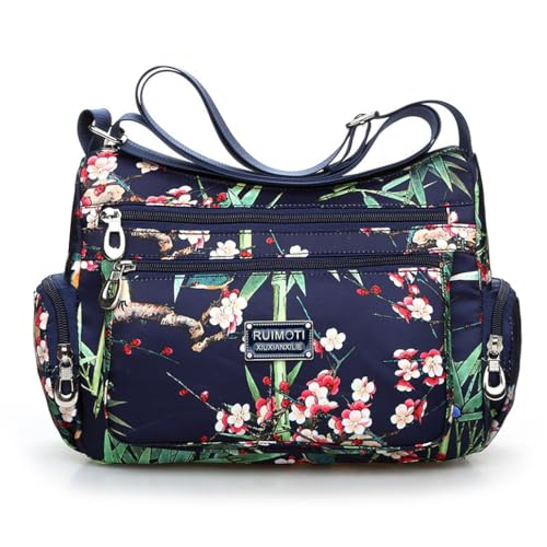 Flower cloth shoulder bag for women Crossbody Bags dumpling bag outdoor leisure large capacity women's bag
