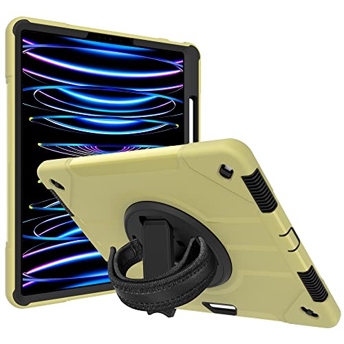 Coque iPad Pro 12.9 3 en 1 antichoc verte pour modèles 2021, 2020 et 2018