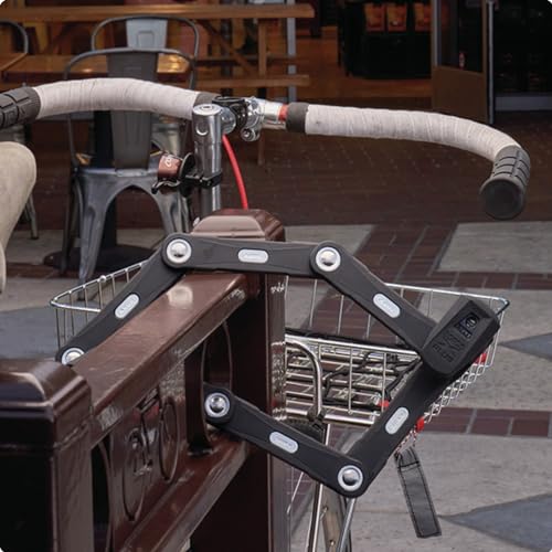 ABUS Faltschloss Bordo Granit XPlus 6500 SH mit Halterung - Fahrradschloss aus gehärtetem Stahl - ABUS-Sicherheitslevel 15-110 cm - Schwarz – Bild 3